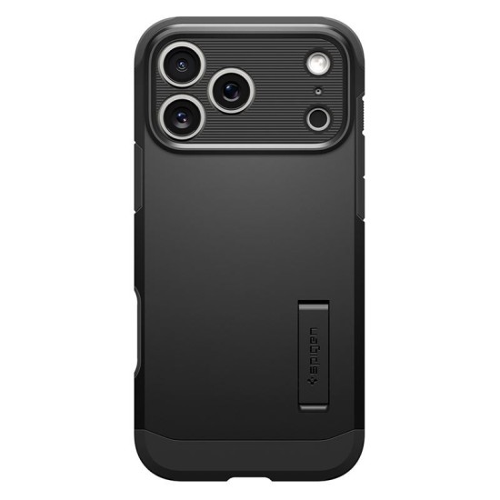 Husa ultra-rezistenta Spigen Tough Armor T MagSafe pentru iPhone 17 Pro, neagra (iPhone 17 Pro, ACS10361) by www.silkase.ro