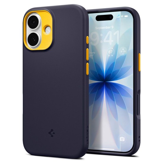 Husa de protectie Spigen Nano Pop MagSafe pentru iPhone 17, bleumarin (Ingredi, ACS10364) by www.silkase.ro