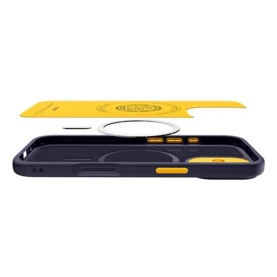 Husa de protectie Spigen Nano Pop MagSafe pentru iPhone 17, bleumarin (Ingredi, ACS10364) by www.silkase.ro