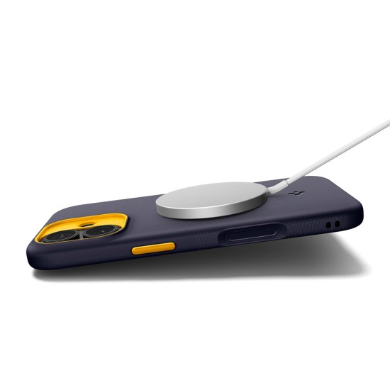 Husa de protectie Spigen Nano Pop MagSafe pentru iPhone 17, bleumarin (Ingredi, ACS10364) by www.silkase.ro