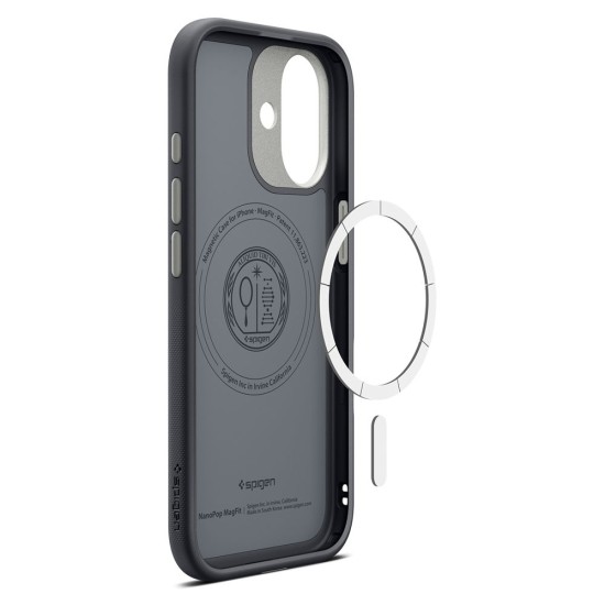 Husa de protectie Spigen Nano Pop MagSafe pentru iPhone 17, negru susan (Spigen, Ingredi) by www.silkase.ro Husa de protectie Spigen Nano Pop MagSafe pentru iPhone 17, negru susan (Ingredi, ACS10366) by www.silkase.ro