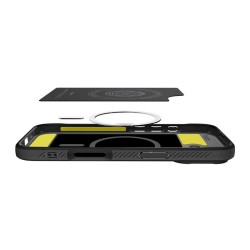 Husa de protectie Spigen Rugged Armor MagSafe pentru iPhone 17, negru mat Husa de protectie Spigen Rugged Armor MagSafe pentru iPhone 17, negru mat