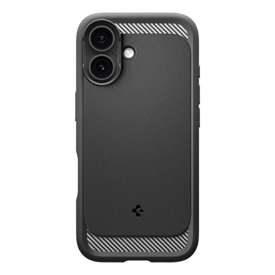 Husa de protectie Spigen Rugged Armor MagSafe pentru iPhone 17, negru mat (Ingredi, ACS10367) by www.silkase.ro