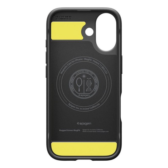 Husa de protectie Spigen Rugged Armor MagSafe pentru iPhone 17, negru mat (Ingredi, ACS10367) by www.silkase.ro