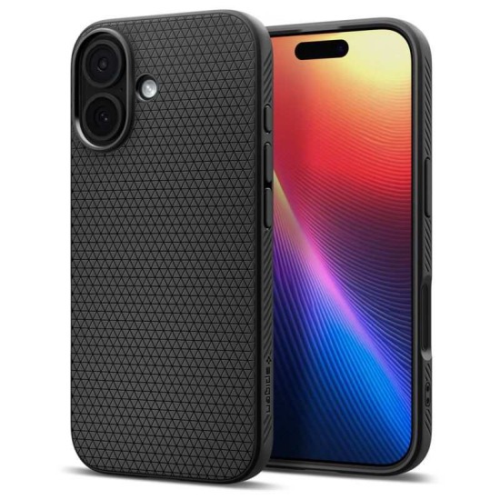 Husa de protectie Spigen Liquid Air pentru iPhone 17, negru mat (Spigen, Ingredi) by www.silkase.ro Husa de protectie Spigen Liquid Air pentru iPhone 17, negru mat (Ingredi, ACS10369) by www.silkase.ro