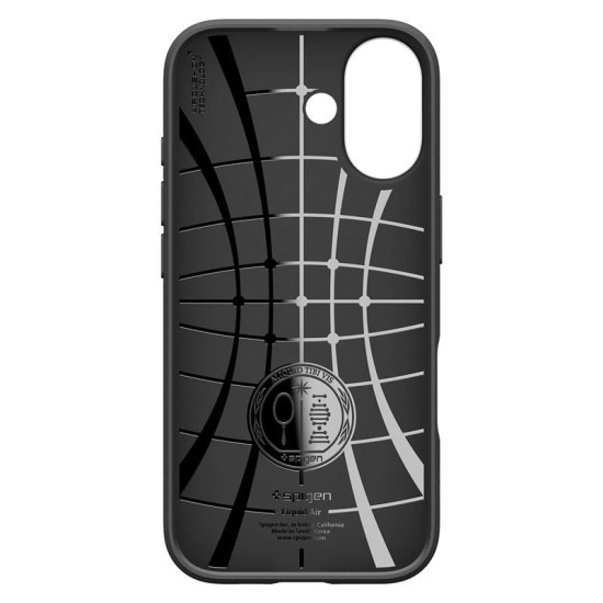 Husa de protectie Spigen Liquid Air pentru iPhone 17, negru mat (Spigen, Ingredi) by www.silkase.ro Husa de protectie Spigen Liquid Air pentru iPhone 17, negru mat (Ingredi, ACS10369) by www.silkase.ro