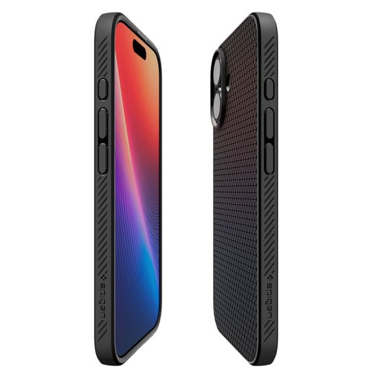 Husa de protectie Spigen Liquid Air pentru iPhone 17, negru mat (Spigen, Ingredi) by www.silkase.ro Husa de protectie Spigen Liquid Air pentru iPhone 17, negru mat (Ingredi, ACS10369) by www.silkase.ro