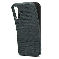 Husa de protectie Spigen Liquid Air pentru iPhone 17, verde abis Husa de protectie Spigen Liquid Air pentru iPhone 17, verde abis
