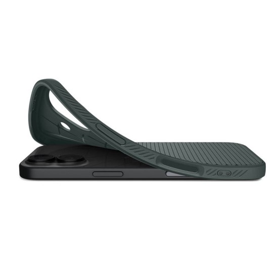 Husa de protectie Spigen Liquid Air pentru iPhone 17, verde abis (Spigen, Ingredi) by www.silkase.ro Husa de protectie Spigen Liquid Air pentru iPhone 17, verde abis (Ingredi, ACS10371) by www.silkase.ro