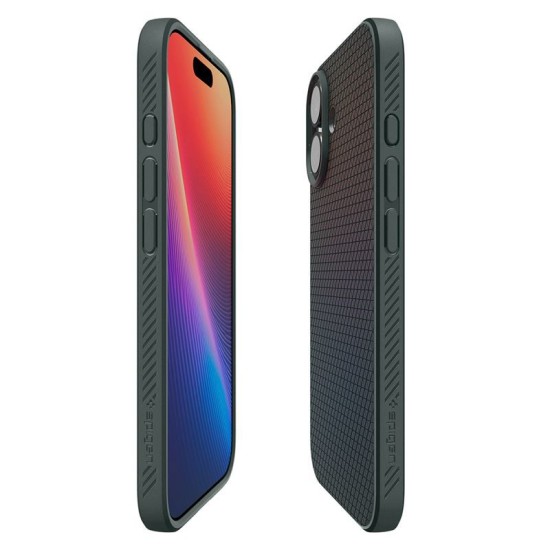 Husa de protectie Spigen Liquid Air pentru iPhone 17, verde abis (Ingredi, ACS10371) by www.silkase.ro