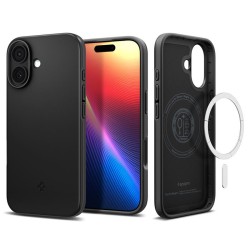 Husa subtire Spigen Thin Fit MagSafe pentru iPhone 17, neagra