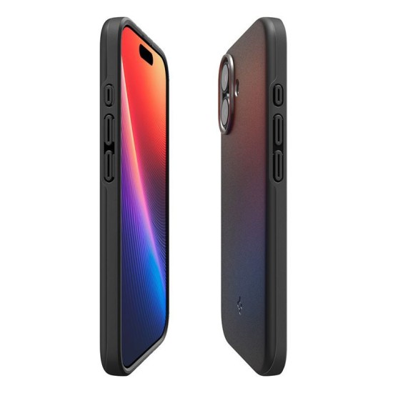 Husa subtire Spigen Thin Fit MagSafe pentru iPhone 17, neagra (Ingredi, ACS10373) by www.silkase.ro