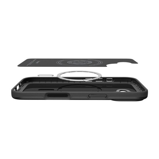 Husa subtire Spigen Thin Fit MagSafe pentru iPhone 17, neagra (Ingredi, ACS10373) by www.silkase.ro