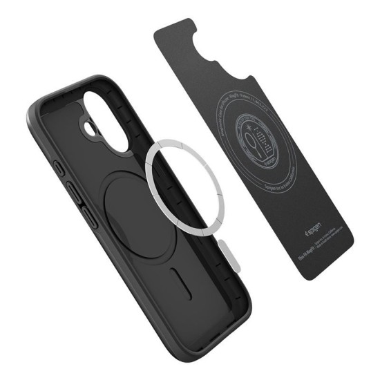 Husa subtire Spigen Thin Fit MagSafe pentru iPhone 17, neagra (Ingredi, ACS10373) by www.silkase.ro