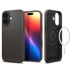 Husa subtire Spigen Thin Fit MagSafe pentru iPhone 17, gunmetal