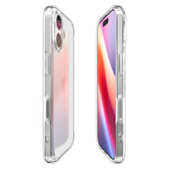 Husa de protectie hibrida Spigen Ultra Hybrid pentru iPhone 17, transparenta (Ingredi, ACS10376) by www.silkase.ro