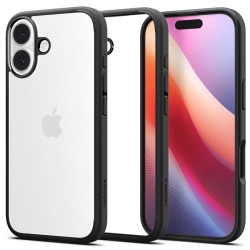 Husa de protectie hibrida Spigen Ultra Hybrid pentru iPhone 17, negru mat