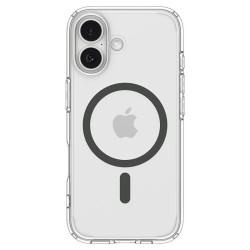 Husa hibrida Spigen Ultra Hybrid MagSafe pentru iPhone 17, grafit transparent