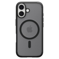 Husa hibrida Spigen Ultra Hybrid MagSafe pentru iPhone 17, negru matuit