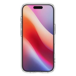 Husa hibrida Spigen Ultra Hybrid MagSafe pentru iPhone 17, model zero one alb