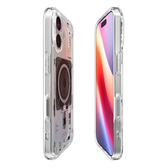 Husa hibrida Spigen Ultra Hybrid MagSafe pentru iPhone 17, model neo one (Ingredi, ACS10388) by www.silkase.ro