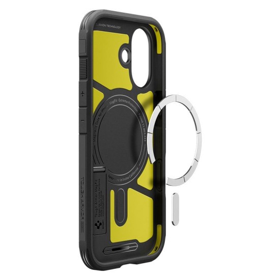 Husa ultra-rezistenta Spigen Tough Armor T MagSafe pentru iPhone 17, neagra (Spigen, Ingredi) by www.silkase.ro Husa ultra-rezistenta Spigen Tough Armor T MagSafe pentru iPhone 17, neagra (Ingredi, ACS10391) by www.silkase.ro