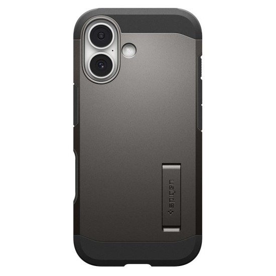 Husa ultra-rezistenta Spigen Tough Armor T MagSafe pentru iPhone 17, gunmetal (Ingredi, ACS10392) by www.silkase.ro