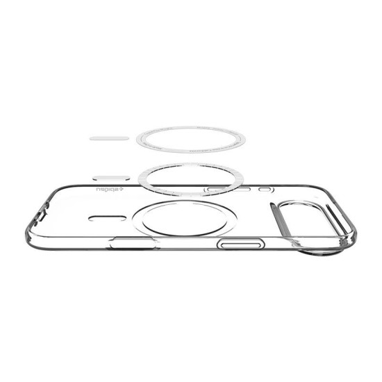 Husa transparenta Spigen Liquid Crystal compatibila MagSafe pentru iPhone Air (iPhone Air, ACS10395) by www.silkase.ro