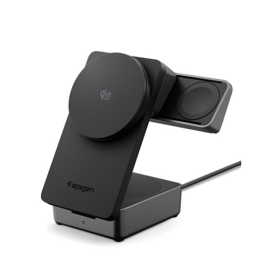 Stație de Încărcare Wireless 3-în-1 Spigen Essential MagSafe EF323MQ, Black Stație de Încărcare Wireless 3-în-1 Spigen Essential MagSafe EF323MQ, Black (Încărcătoare Rețea, ACH10398) by www.silkase.ro