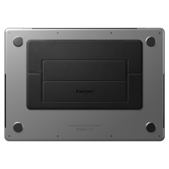 Suport Laptop Spigen Slimfold LD201-S1, Pliabil, Negru (Ingredi, AMP10401) by www.silkase.ro