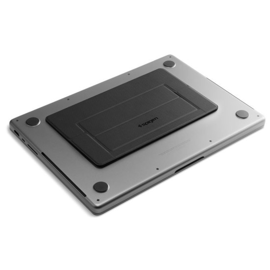 Suport Laptop Spigen Slimfold LD201-S1, Pliabil, Negru (Ingredi, AMP10401) by www.silkase.ro