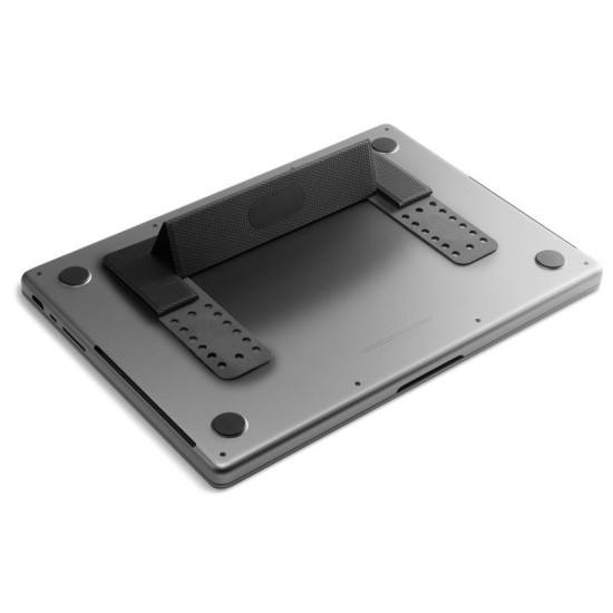 Suport Laptop Spigen Slimfold LD201-S1, Pliabil, Negru (Ingredi, AMP10401) by www.silkase.ro