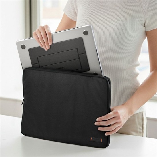 Suport Laptop Spigen Slimfold LD201-S1, Pliabil, Negru (Ingredi, AMP10401) by www.silkase.ro