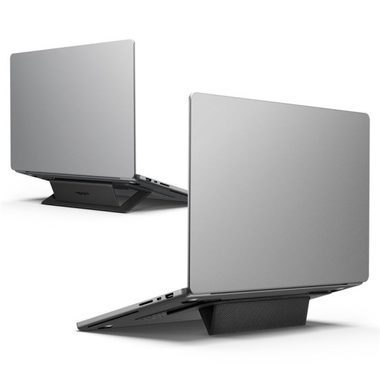 Suport Laptop Spigen Slimfold LD201-S1, Pliabil, Negru (Ingredi, AMP10401) by www.silkase.ro