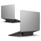 Suport Laptop Spigen Slimfold LD201-S1, Pliabil, Negru (Ingredi, AMP10401) by www.silkase.ro
