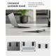 Stand Laptop Spigen Slimfold LD201-S2, Ultra-Portabil, Negru (Ingredi, AMP10402) by www.silkase.ro
