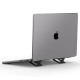 Stand Laptop Spigen Slimfold LD201-S2, Ultra-Portabil, Negru (Ingredi, AMP10402) by www.silkase.ro