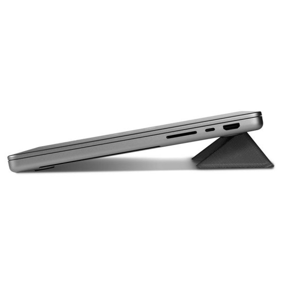 Suport Laptop Spigen Slimfold LD201-S4, Design Pliabil și Portabil, Negru (Ingredi, AMP10404) by www.silkase.ro