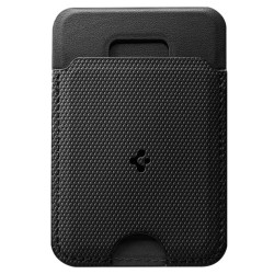 Portofel MagSafe Spigen Slim Fold Stand, Suport 1 Card, Negru