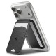 Portofel MagSafe Spigen Slim Fold Tripod, Capacitate 3 Carduri, Black Portofel MagSafe Spigen Slim Fold Tripod, Capacitate 3 Carduri, Black (iPhone 12, AFA10406) by www.silkase.ro