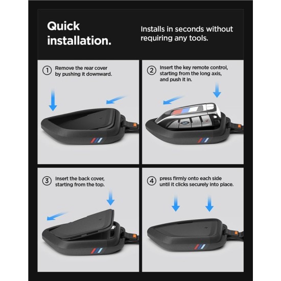 Husă Protecție Cheie Spigen BMW Key Fob Case BK100, Black Husă Protecție Cheie Spigen BMW Key Fob Case BK100, Black (Accesorii auto, ACS10425) by www.silkase.ro