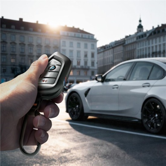 Husă Protecție Cheie Spigen BMW Key Fob Case BK100, Black Husă Protecție Cheie Spigen BMW Key Fob Case BK100, Black (Accesorii auto, ACS10425) by www.silkase.ro