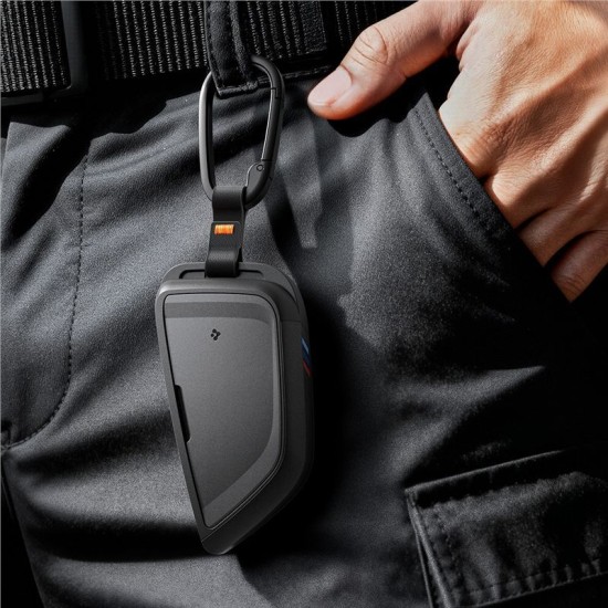 Husă Protecție Cheie Spigen BMW Key Fob Case BK100, Black Husă Protecție Cheie Spigen BMW Key Fob Case BK100, Black (Accesorii auto, ACS10425) by www.silkase.ro