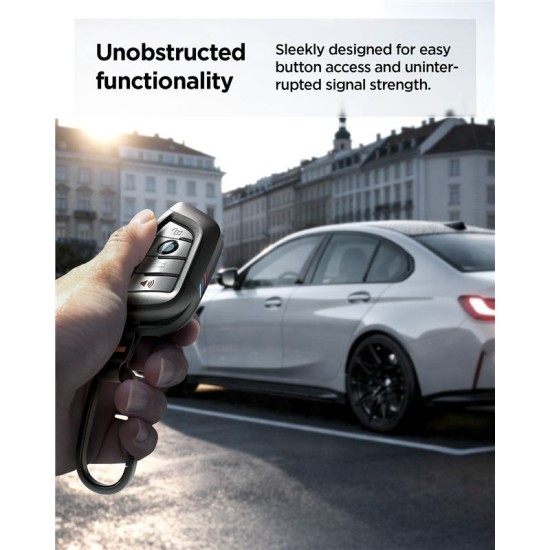 Husă Protecție Cheie Spigen BMW Key Fob Case BK100, Black Husă Protecție Cheie Spigen BMW Key Fob Case BK100, Black (Accesorii auto, ACS10425) by www.silkase.ro