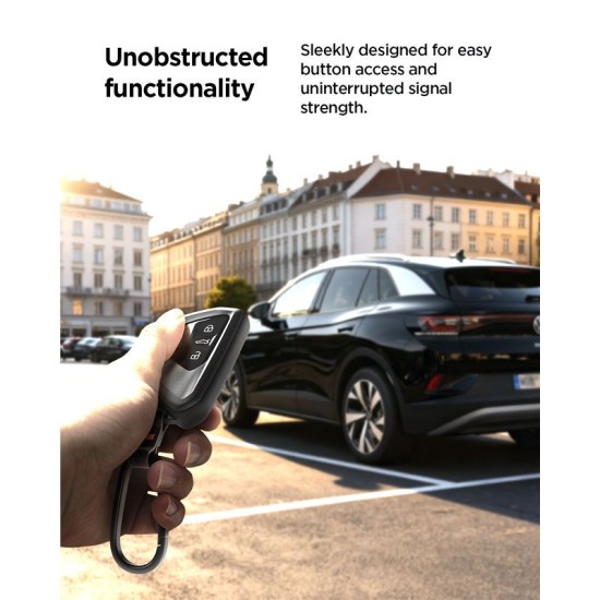 Husa Premium pentru Cheie Volkswagen Spigen VK100, Negru Mat Husa Premium pentru Cheie Volkswagen Spigen VK100, Negru Mat (Accesorii auto, ACS10426) by www.silkase.ro