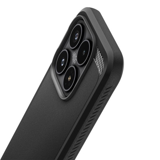 Husa Spigen Rugged Armor pentru Xiaomi 17, Matte Black Husa Spigen Rugged Armor pentru Xiaomi 17, Matte Black (17, ACS10458) by www.silkase.ro