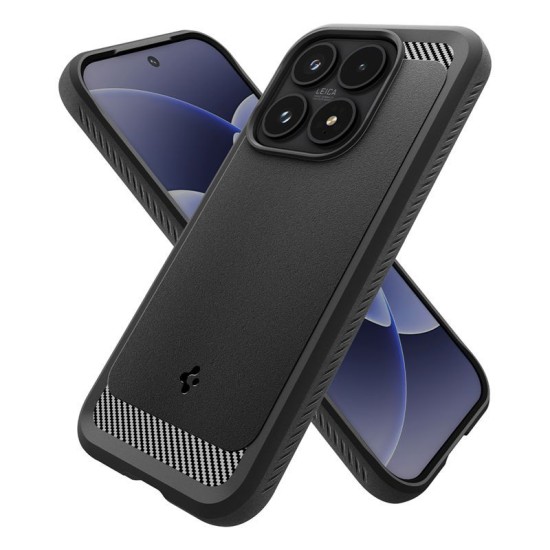 Husa Spigen Rugged Armor pentru Xiaomi 17, Matte Black Husa Spigen Rugged Armor pentru Xiaomi 17, Matte Black (17, ACS10458) by www.silkase.ro