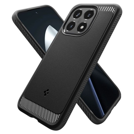Husă Protecție Spigen Rugged Armor pentru Xiaomi 15T, Matte Black (15T, ACS10459) by www.silkase.ro