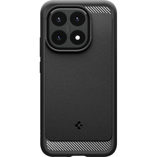 Husă Protecție Spigen Rugged Armor pentru Xiaomi 15T, Matte Black (15T, ACS10459) by www.silkase.ro