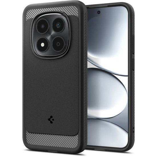 Husă Spigen Rugged Armor pentru Xiaomi Redmi Note 15 Pro 5G, Matte Black (Redmi Note 15 Pro, ACS10460) by www.silkase.ro